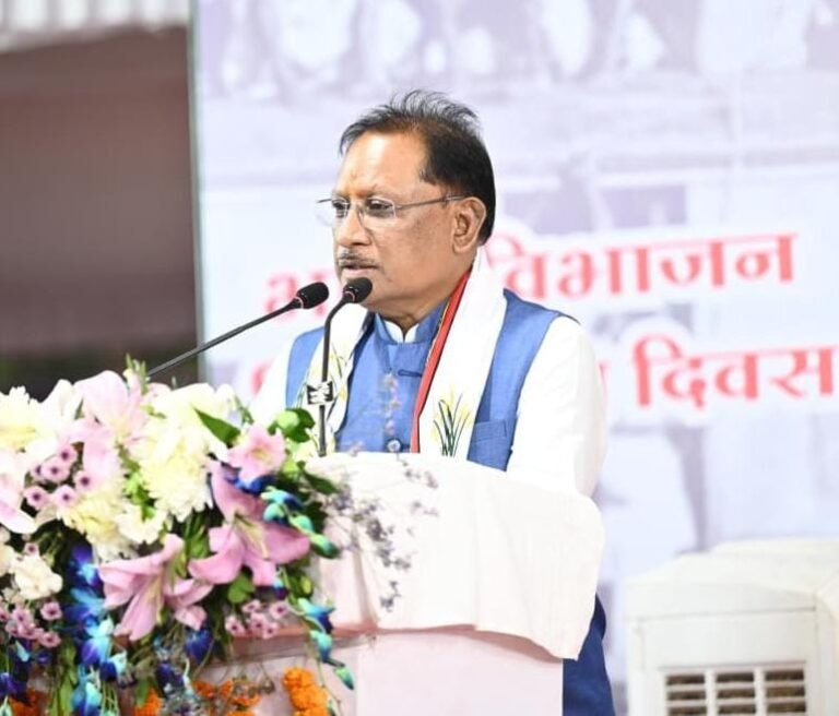 भारत का विभाजन इतिहास की एक गहरी पीड़ा : मुख्यमंत्री विष्णु देव साय